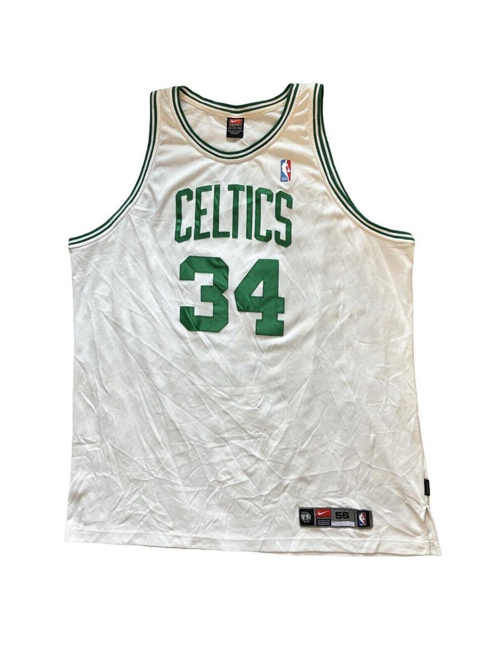 Vintage Boston Celtics Paul Pierce Basketball Jersey Nike Swingman Size 56 3XL